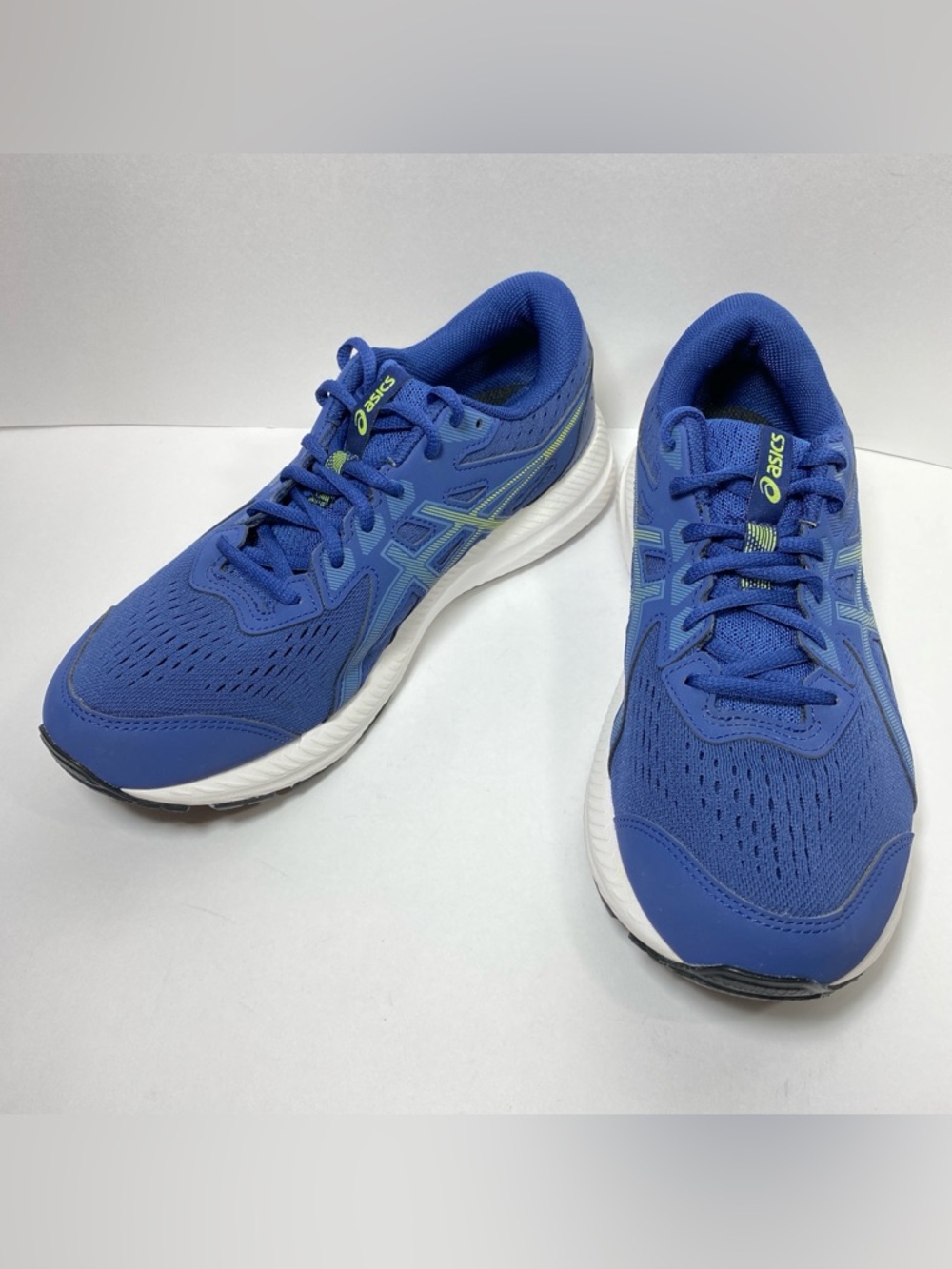 ASICS Gel-Contend 8 AmpliFoam Running Shoes Blue/White Men’s Sneakers Sz 8 NWOB